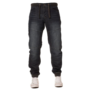 Jeans en denim pour hommes pantalons directs d'usine à la mode taille moyenne Slim Fit Stretch Jeans pour un look urbain décontracté - Product Image 1