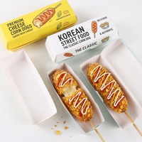 Boîte en carton personnalisée pour corn-dogs, idéale pour les hot-dogs coréens, bâtonnets de fromage, saucisses et brochettes – Emballage à emporter pour la restauration de rue