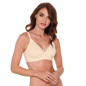 Soutien-gorge en coton sans armatures, sans rembourrage, réglable, respirant, à bretelles, dentelle disponible, motifs floraux unis, tailles 70B-100B, usage quotidien - Product Image 6