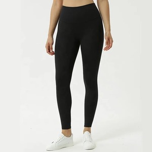 Nueva llegada de las mujeres de cintura alta Fitness Yoga Leggings de color personalizado sin costuras Scrunch Butt Lifting medias elásticas de punto - Product Image 5