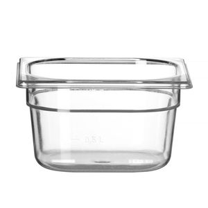 Conteneur Gastronorme 1/6 1,6L Transparent 176x162x(H)100mm Profi Line HENDI GN 1/6 - Product Image 1