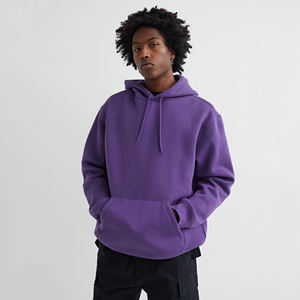 Sweat à capuche polaire d'hiver pour homme, qualité supérieure, nouvelle collection, décontracté, respirant, motif à carreaux, design personnalisable, technique de teinture unie - Product Image 1