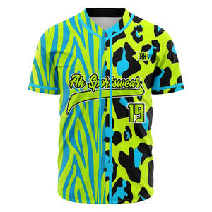 Vêtements de sport de softball à impression par sublimation personnalisée de qualité fantastique Uniforme de baseball de qualité supérieure Chemise en jersey à manches courtes - Product Image 3