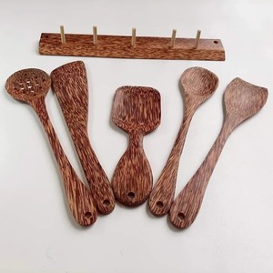 Utensilios de cocina de madera de coco respetuosos con el medio ambiente utensilios de madera de coco accesorios de cocina al por mayor - Product Image 6