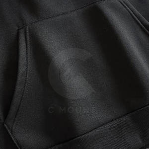 Sudaderas con capucha bordadas pulóver de alta calidad con diseño personalizado sudaderas con capucha bordadas de talla grande informales sólidas - Product Image 4