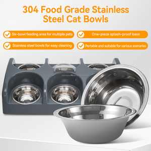 Bebederos Grandes de Acero Inoxidable para Perros, Tazones de Alimentación para Mascotas de Acero de Buena Calidad - Product Image 3