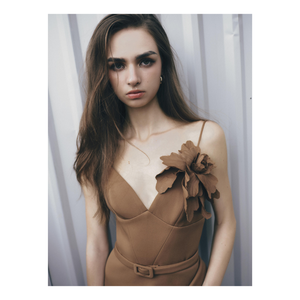 Fabricante de Vietnam OEM ODM vestidos formales Enzo Leo elegante mujer moda elegante ajuste ropa cómoda al por mayor - Product Image 2