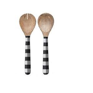 Juego de Cucharas Decorativas para Mesa de Cocina, Uso en Catering, Cuchillería de Madera de Mango Natural con Acabado Natural para el Hogar - Product Image 4