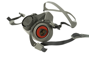 Masque respiratoire demi-visage réutilisable 3M 6200 en TPE avec ajustement confortable pour la protection contre les particules et les gaz - Product Image 5