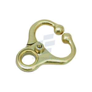 Get Factory Rate Bull Nose Holder, acero inoxidable chapado en oro (sin cadena), reutilizable vaca ganado granja Rancho ganado herramientas - Product Image 2