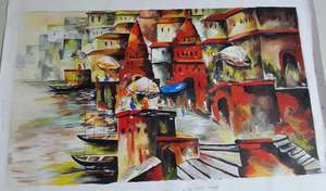 Meilleure vente peintures faites à la main de haute qualité décoration de la maison personnalisée art moderne travail peinture à l'huile salon décoration murale toile - Product Image 6