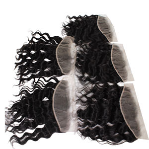 Lace Frontal de vague naturelle douce 100% cheveux humains bruts vietnamiens de qualité vierge étirés longueurs 16 20 30 pouces Frontal naturel - Product Image 4