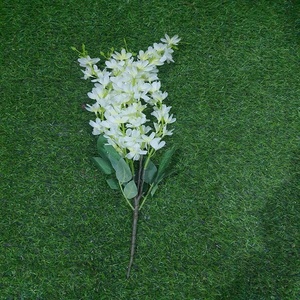 Tela aux elphinium tem diladiolus lower Talk de seda rtifical ticlower lower inferior garrapatas para edding OME OMA OME otel arty - Product Image 5