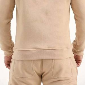 ชุดวอร์มมีซิปมีฮู้ดสำหรับผู้ชายชุดวอร์มผ้าคอตตอนใส่วิ่งแบบว่างเปล่าโลโก้ได้ตามต้องการ - Product Image 3