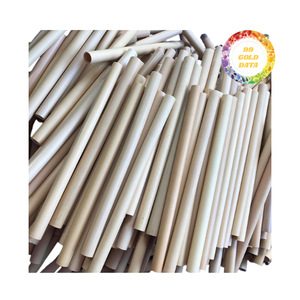 Pajitas de bambú reutilizables para té de burbujas y café helado: extremos pulidos, uso cómodo y atractivo sostenible - Product Image 2