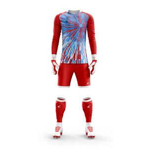 Vêtements de football sur mesure en gros, dernier design, uniforme de gardien de but, imprimé personnalisé, nylon de haute qualité, uniformes de sport d'équipe - Product Image 3