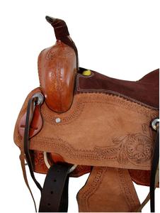 Selle de course Western en cuir véritable de qualité supérieure pour l'équitation - Product Image 5