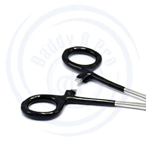 DADDY D PRO personnalisable OEM chien pinces de toilettage pour animaux de compagnie noir Dip hémostatique pince de verrouillage pour oreille/nez cheveux tirant et pêche - Product Image 3