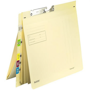 Leitz Orgacolor A4 260g/m Kraft Cardboard Hanging <b>File</b> Folder with Chamois Imprint & Recycled Material - Product Image 3