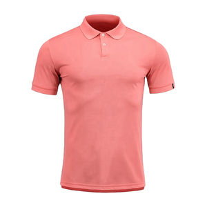 Camiseta de polo de alta gama para hombre, camiseta de seda helada sin costuras de manga corta de moda de algodón 100% con logotipo frontal, parte superior suelta - Product Image 1