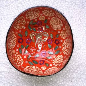 กะลามะพร้าวเวียดนาม,กะลามะพร้าวธรรมชาติแกะสลัก Wth ชามมุกเครื่องใช้บนโต๊ะอาหารหัตถกรรมคุณภาพสูงทำเทียน - Product Image 5