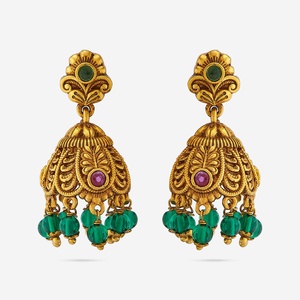 Antique-Style Chandelier <b>Earrings</b> Copper and Zinc Alloy Trendy Religious Flower <b>Hook</b> Pattern 185669 for Wedding - Product Image 1
