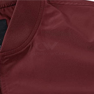 Best Price Men's Comfortable Adjustable Stand Collar Front Logo <b>Fleece</b> Quick Dry Breathable Winter Bomber Jacket - Product Image 2
