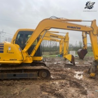 Excavatrice sur chenilles Komatsu PC60-8, 6 tonnes, compacte, hydraulique, d'occasion, petite excavatrice de construction japonaise
