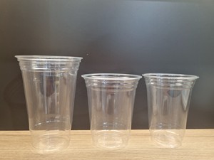 Gobelets en plastique PET transparents avec couvercles, jetables, pour boissons froides, café, lait, boissons gazeuses, gobelets à emporter - Product Image 2