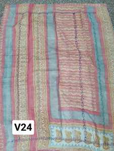 Kantha traditionnel cousu à la main 100% coton fait à la main réversible Kantha durable Vintage fabriqué à la main Boho Chic Kantha - Product Image 5