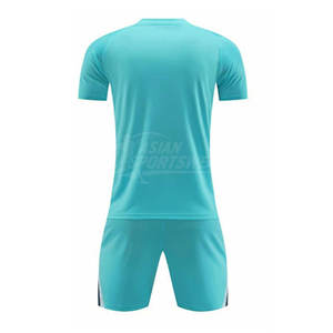 Uniforme de Fútbol de Color Sólido de Alta Calidad, 100% Poliéster, Uniforme Deportivo para Venta en Línea - Product Image 6