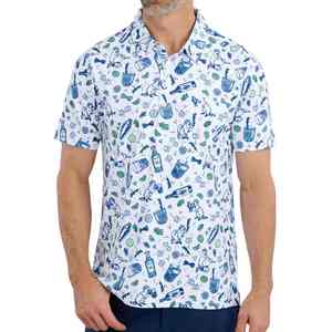 Camisa de Pesca Personalizada 2026 de Spandex/Algodón, para Exteriores, Verano, Unisex, con Botones, Ligera, Transpirable, Impermeable, de Secado Rápido, UPF 50, para Hombre - Product Image 1