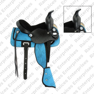 Meilleur vendeur selle de cheval anglaise occidentale robuste en cuir véritable meilleure vente en vrac quantité selle d'équitation en vente - Product Image 3