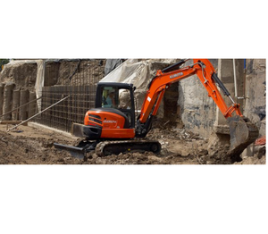 รถขุดขนาดเล็ก รุ่นใหม่ล่าสุด Kubota KX057 4 ตัน เครื่องยนต์ดีเซลทรงพลัง 5.5 ตัน เครื่องจักรก่อสร้าง - Product Image 5