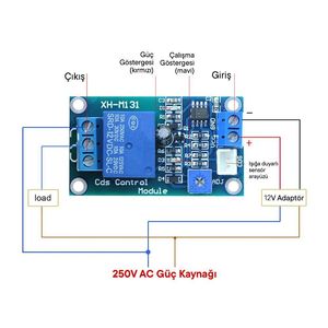Módulo de Relé de Control de Luz Solar - Aek-Tech XH-M131 12V Interruptor Fotoresistor Automático AC 250V/10A 300mm - Product Image 5
