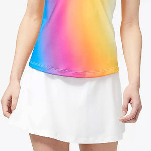 Vêtements de tennis pour femmes en gros, en élasthanne/polyester, col rond, sans manches, écologiques, respirants, évacuant l'humidité, de qualité supérieure - Product Image 4