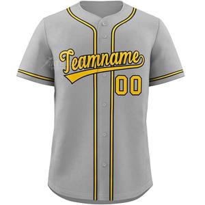 Ropa deportiva de color sólido Ropa de béisbol y softbol Camisetas de Jersey en precio al por mayor Material de poliéster Transpirable y de secado rápido - Product Image 5