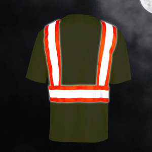 Customized <b>Flame</b> Retardant Hi Vis T-<b>Shirts</b> Plus Size Quick Dry Lightweight Unisex Working Wear - Product Image 5