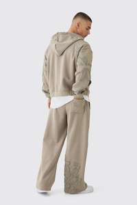 Chándales con estampado de soplo de alta calidad para hombre, ropa de calle, pantalones de chándal personalizados de algodón, conjuntos de Sudadera con capucha en Fratres Sports - Product Image 4