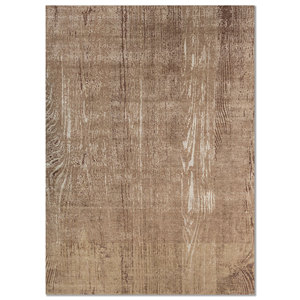 พรมขนสัตว์ผสมไหมถักมือลายเอนโทรปี ไอวอรี่ รุ่น AKWS-3039 ลายแบบนามธรรม สำหรับตกแต่งบ้าน ห้องนั่งเล่น ทางเดิน ทางเข้าบ้าน ดีไซน์รูปทรงสี่เหลี่ยมผืนผ้าแบบจิ๊กซอว์ เหมาะสำหรับวัยรุ่น - Product Image 1