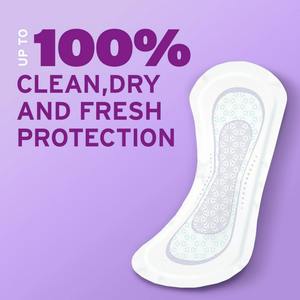 Poise Daily Incontinencia Panty Liners, 2 gotas de absorción muy ligera, largo, 44 unidades - Product Image 4