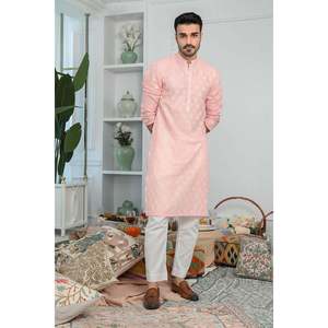 เสื้อโค้ทยาวกระดุมแถวเดียวลายดอกอัลมอนด์ - Product Image 1