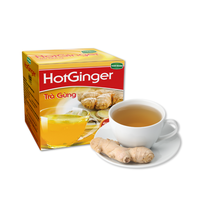 Boîtes personnalisées avec logo pour poudre de thé au gingembre chaud aux ingrédients variés, boissons énergisantes, aliments et boissons, emballage personnalisé avec logo