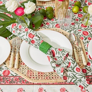 Mantel Individual de Mimbre y Ratán Hecho a Mano, Ecológico, Octagonal, Ligero, Natural, Tejido a Mano, para Proyectos de Suministro - Product Image 4