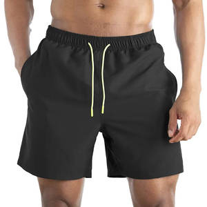 Short d'été OEM personnalisé Active Wear pour hommes avec cordon de serrage short en coton uni confort short à taille élastique - Product Image 5
