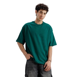 Camiseta de Hombre de Algodón de Alta Calidad, Estilo Oversize con Hombros Caídos, para Verano, Casual, Urbana, Personalizable OEM, Marca Privada - Product Image 1