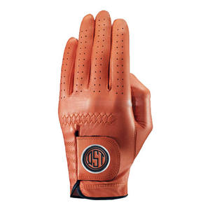 ถุงมือกอล์ฟสั่งทำได้จากโรงงานโดยตรง ระบายอากาศได้ดี หนังแท้ Cabretta ออกแบบสีสันได้ตามต้องการ ใส่โลโก้ของคุณเองได้ ถุงมือสำหรับกีฬา - Product Image 1