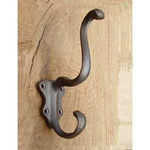 Ensemble de crochets porte-clés durables en fer noir avec crochets robustes et design moderne pour un rangement mural pratique - Product Image 5