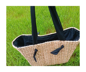 กระเป๋าผักตบชวาพรีเมี่ยมจากเวียดนามทำด้วยมือ - Product Image 1