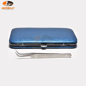 แหนบต่อขนตาแบบโค้งงอปริมาณสะดวกสบายแหนบต่อขนตาสแตนเลสสีชมพูเพิ่มวอลลุ่ม - Product Image 4